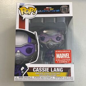 NIB Funko Cassie Lang Pop! Purple & Silver Marvel Vinyl Figure (Exclusive)